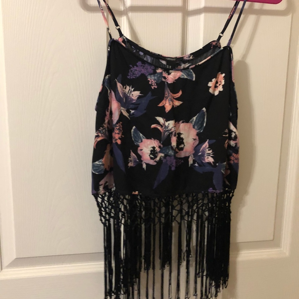Medium Forever 21 multi colored crop top